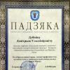 Благодарность за активное участие